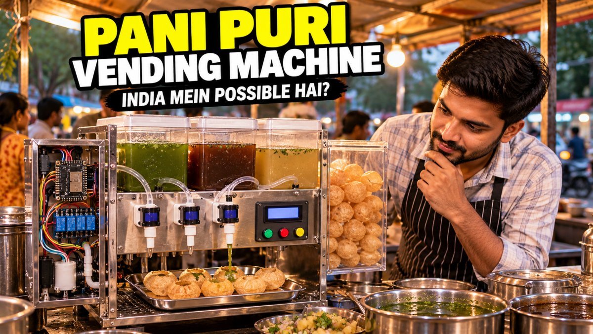 Pani Puri Vending Machine Kya Hoti Hai? Kya India Mein Possible Hai?